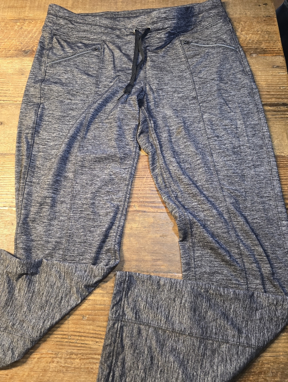 Heathered Gray Athletic Joggers with Drawstring